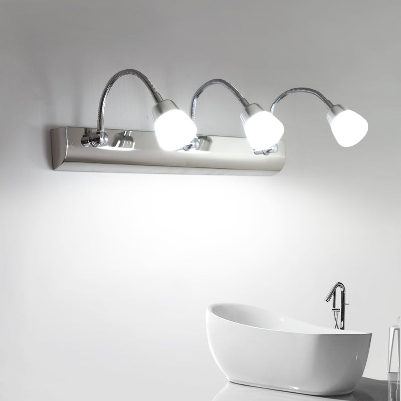 Metal Linear Vanity Lighting Contemporary Style Multi Lights Vanity Sconce Lights
