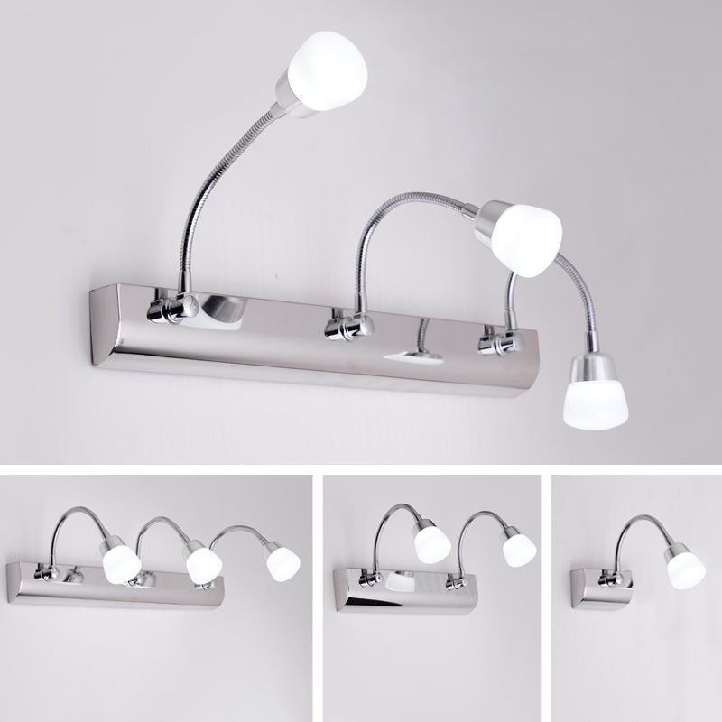 Metal Linear Vanity Lighting Contemporary Style Multi Lights Vanity Sconce Lights