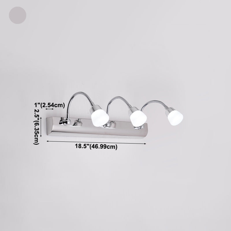 Éclairage de vanité linéaire en métal