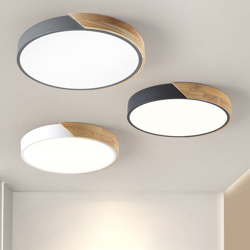 Lampada da soffitto moderna a LED Macaroon Lampada da soffitto geometrica in ferro per montaggio a incasso per camera da letto