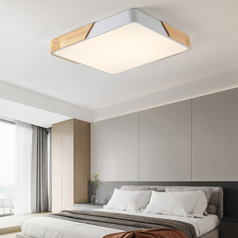 Lampada da soffitto moderna a LED Macaroon Lampada da soffitto geometrica in ferro per montaggio a incasso per camera da letto