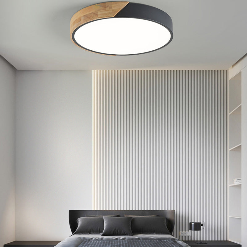 Lampada da soffitto moderna a LED Macaroon Lampada da soffitto geometrica in ferro per montaggio a incasso per camera da letto