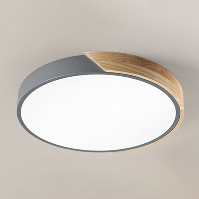 Lampada da soffitto moderna a LED Macaroon Lampada da soffitto geometrica in ferro per montaggio a incasso per camera da letto