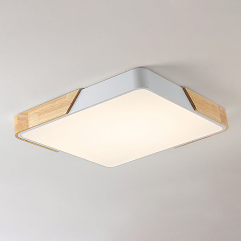 Lampada da soffitto moderna a LED Macaroon Lampada da soffitto geometrica in ferro per montaggio a incasso per camera da letto