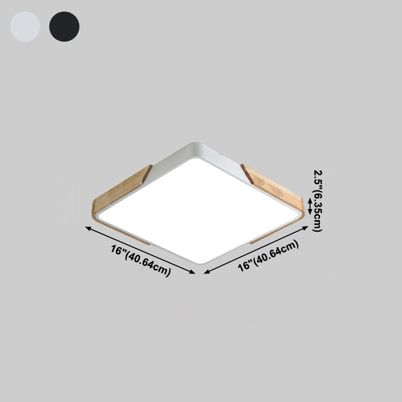 Lampada da soffitto moderna a LED Macaroon Lampada da soffitto geometrica in ferro per montaggio a incasso per camera da letto