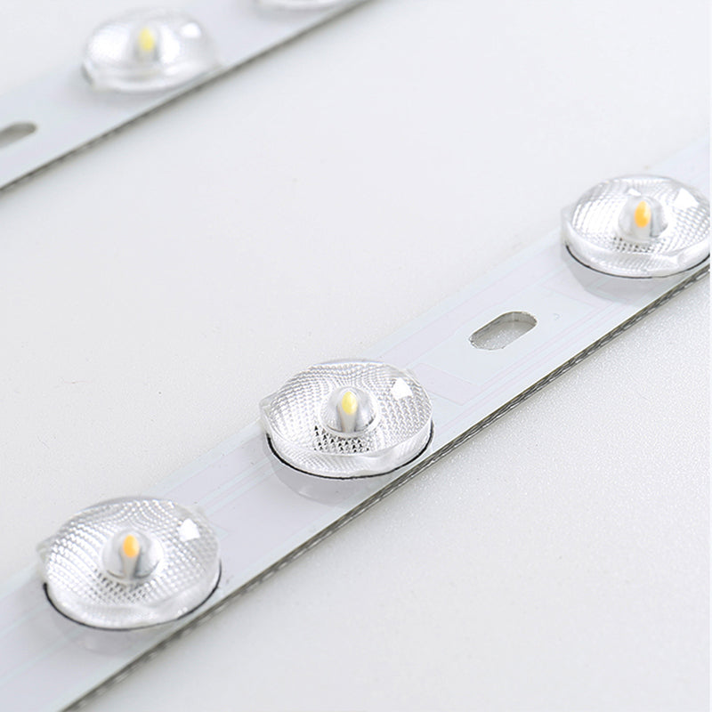 Plafoniera moderna a LED in legno con montaggio a incasso rotondo