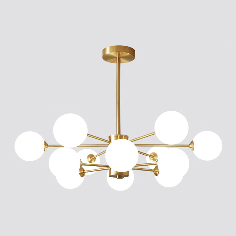 Metal Chandelier Light Fixtures Multi-Head Suspension Pendant Lamps for Living Room