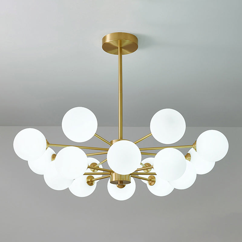 Metal Chandelier Light Fixtures Multi-Head Suspension Pendant Lamps for Living Room