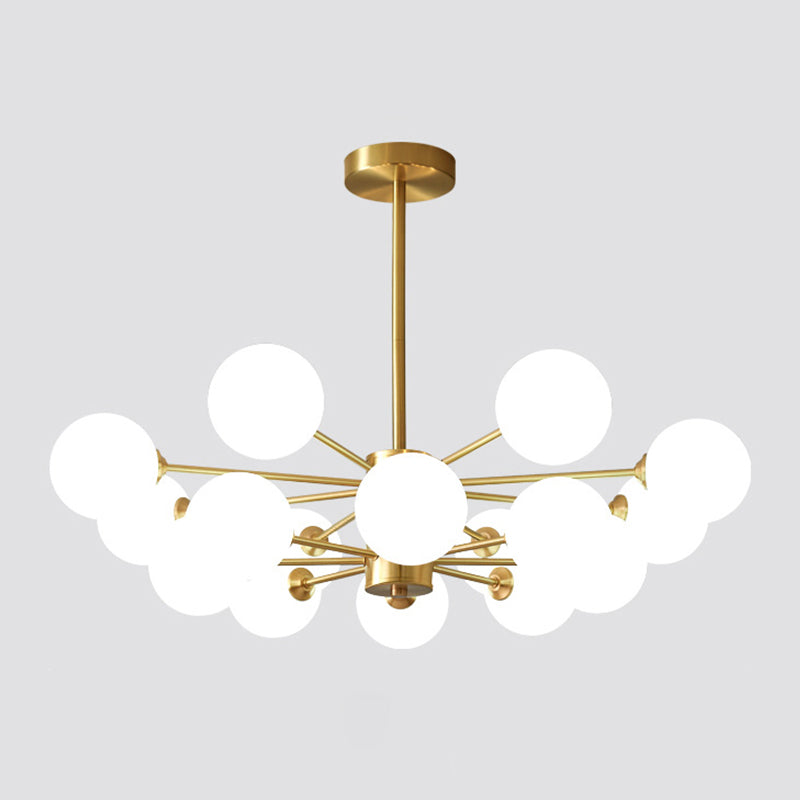 Metal Chandelier Light Fixtures Multi-Head Suspension Pendant Lamps for Living Room