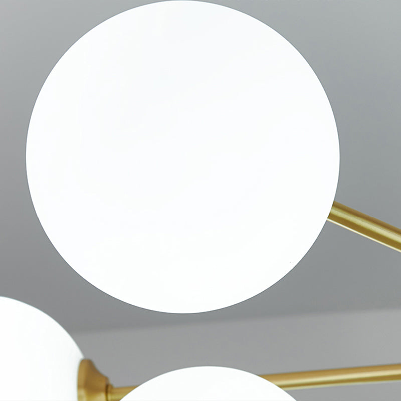 Metal Chandelier Light Fixtures Multi-Head Suspension Pendant Lamps for Living Room