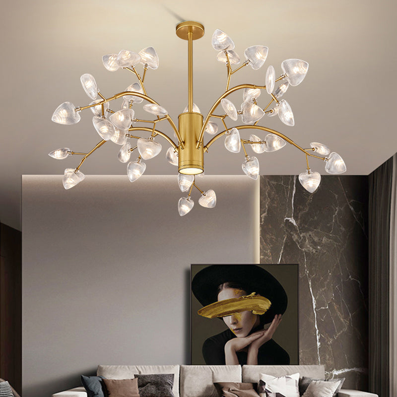 Forma di filiale in metallo lampadario moderno in stile moderno lampada appesa per negozio