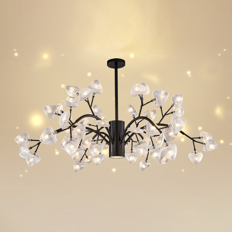 Forma di filiale in metallo lampadario moderno in stile moderno lampada appesa per negozio