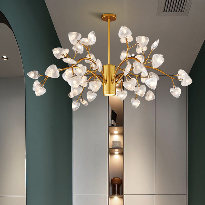 Forma di filiale in metallo lampadario moderno in stile moderno lampada appesa per negozio