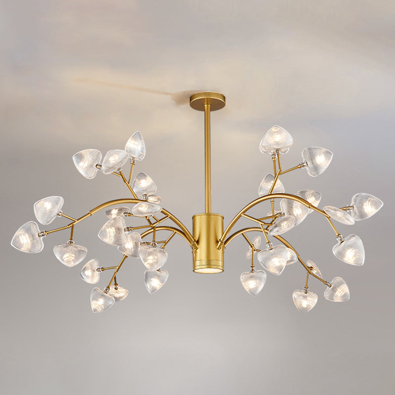 Forma di filiale in metallo lampadario moderno in stile moderno lampada appesa per negozio