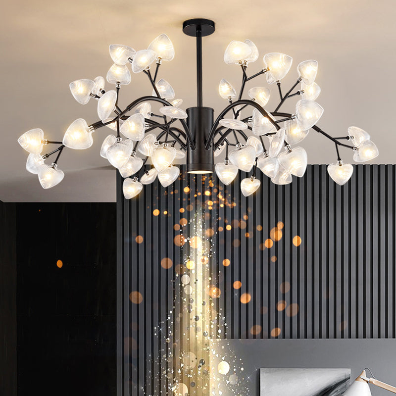 Forma di filiale in metallo lampadario moderno in stile moderno lampada appesa per negozio