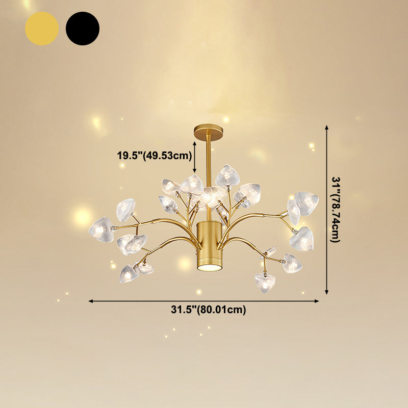 Forma di filiale in metallo lampadario moderno in stile moderno lampada appesa per negozio