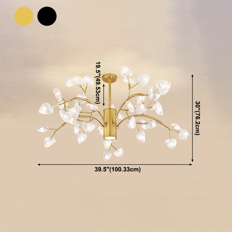 Forma di filiale in metallo lampadario moderno in stile moderno lampada appesa per negozio