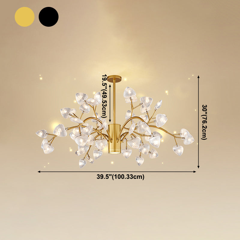 Forma di filiale in metallo lampadario moderno in stile moderno lampada appesa per negozio