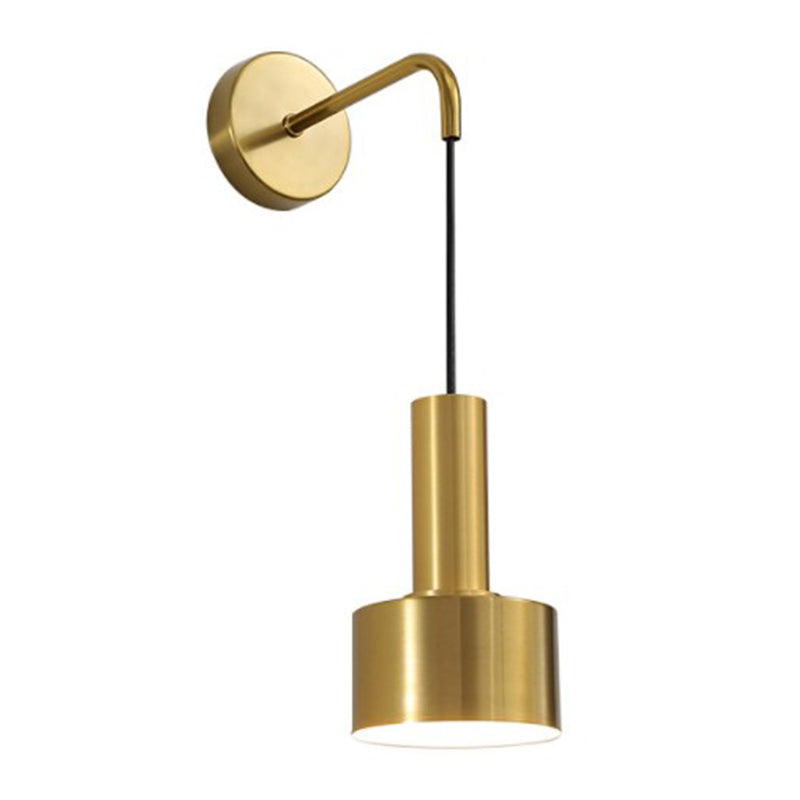 Lámpara dorada de pared de la pared posmoderna de pared montada de pared para el dormitorio