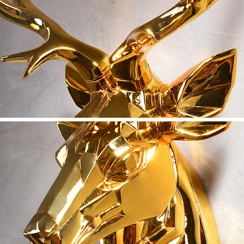Postmodern Wall Sconce 1 Head Antler Wall Mounted Light Fixture for Living Room