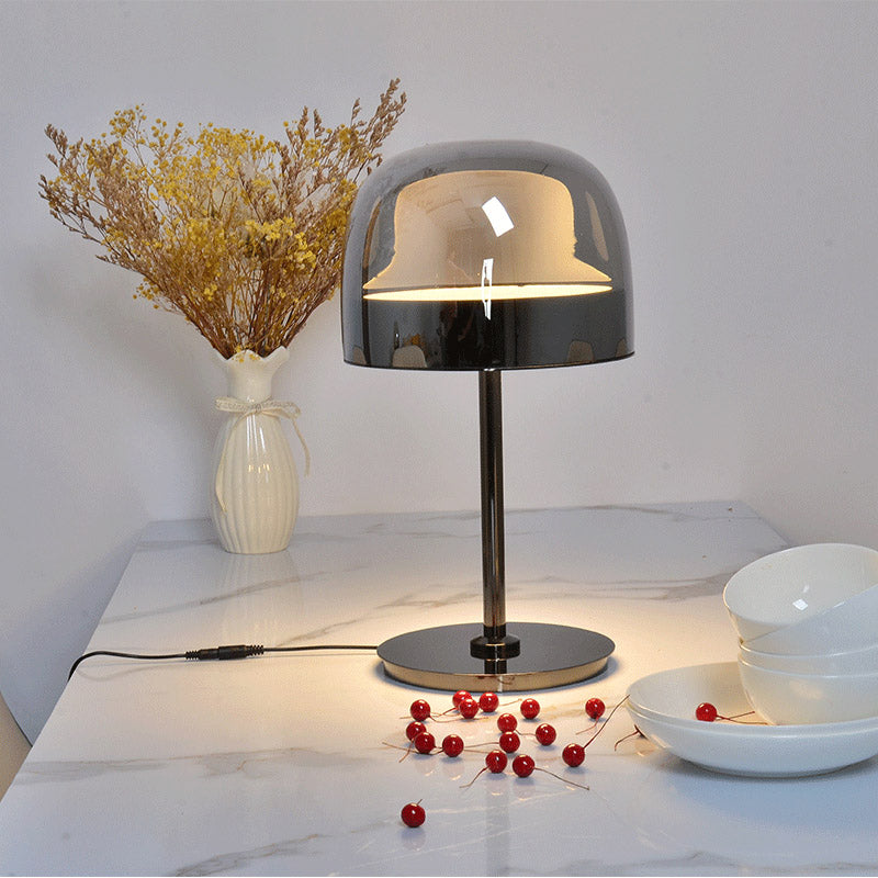 Lampe de table en verre de style nordique lampe de bureau de style moderne pour chambre d'étude