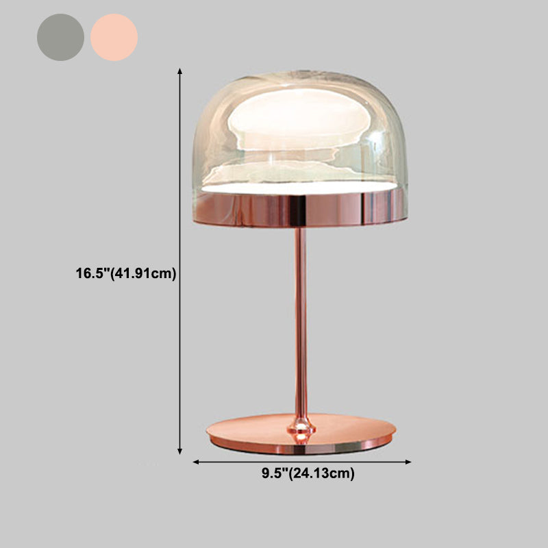 Lampe de table en verre de style nordique lampe de bureau de style moderne pour chambre d'étude