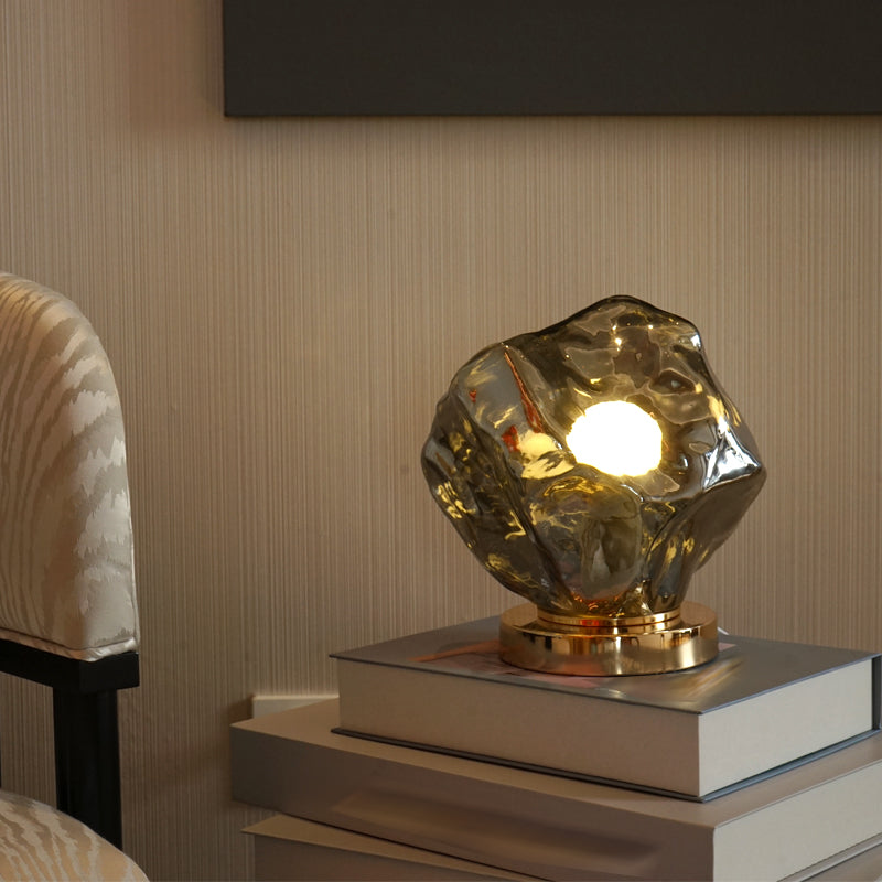 Modern Desk Lamp Glass Table Lighting Fixture for Study Bedroom Sitting Room