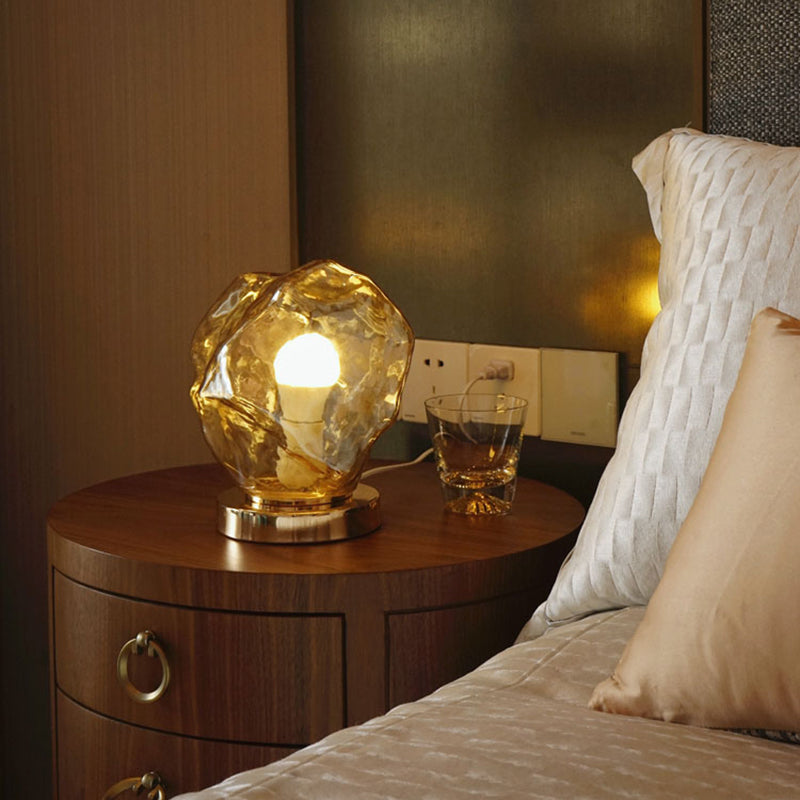 Modern Desk Lamp Glass Table Lighting Fixture for Study Bedroom Sitting Room
