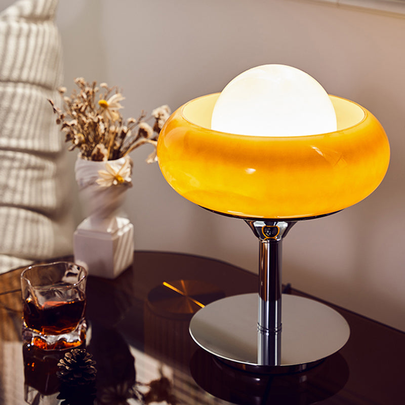Lampada da tavolo moderna premurosa per gli occhi Minimalist Glass Night Stand Lampada per salotto