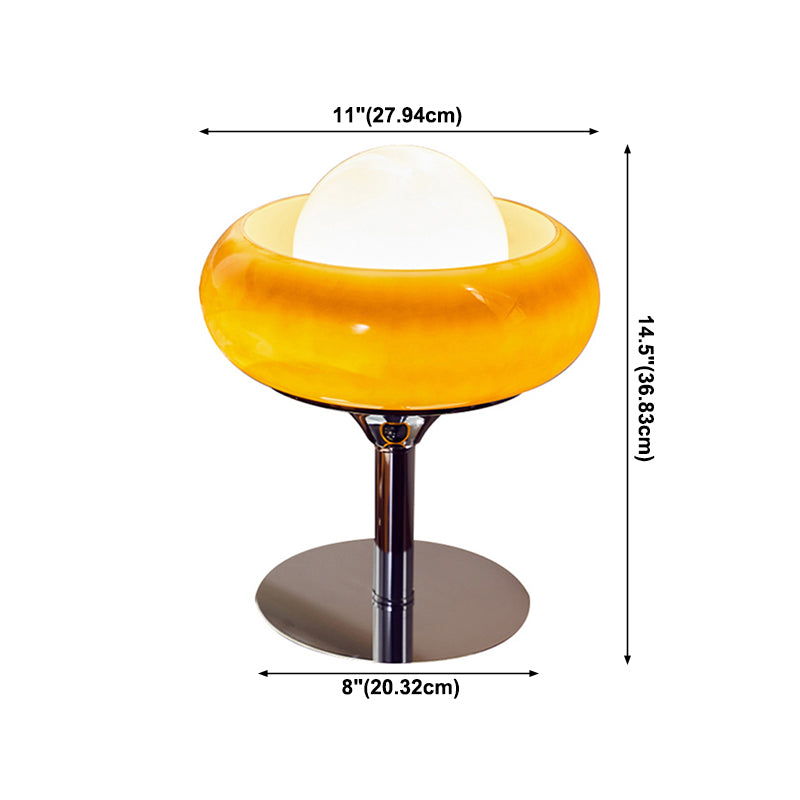 Lampada da tavolo moderna premurosa per gli occhi Minimalist Glass Night Stand Lampada per salotto