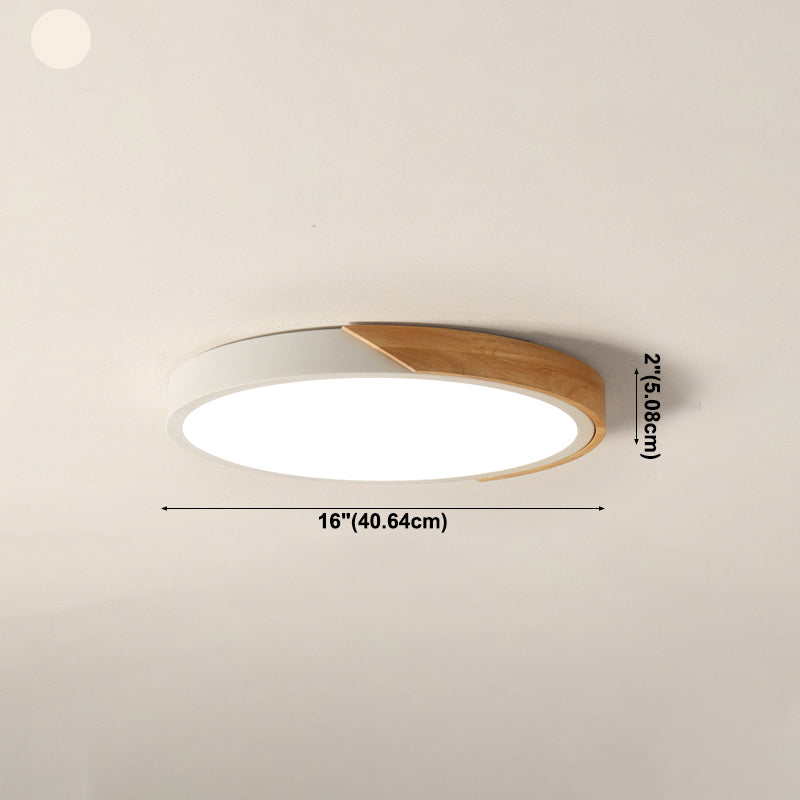 Moderna lampada da soffitto a LED semplice a forma di geometria in ferro da incasso per sala da pranzo