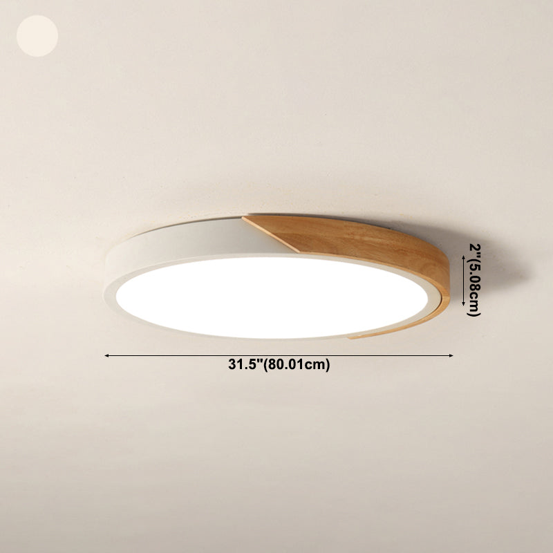 Moderna lampada da soffitto a LED semplice a forma di geometria in ferro da incasso per sala da pranzo