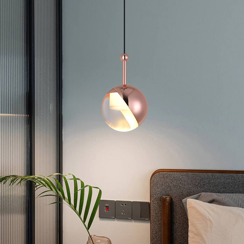 Aluminium Globe LED -Pendelleuchte in moderner Luxusstil Kristalllampe Kristalllampe