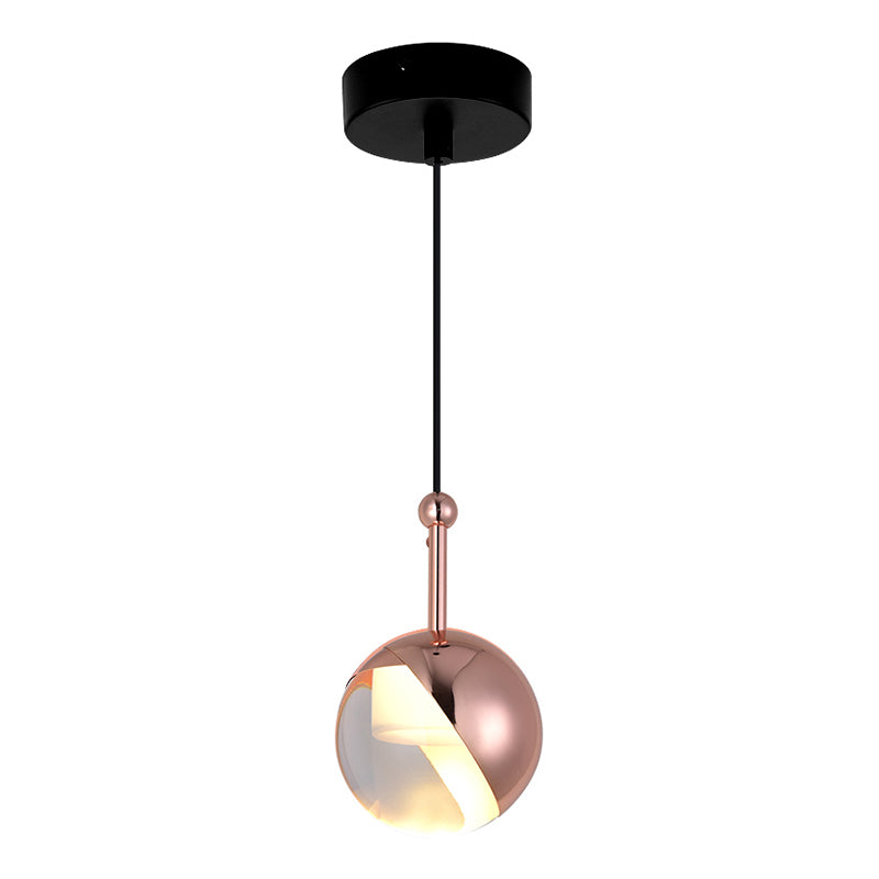 Aluminium Globe LED -Pendelleuchte in moderner Luxusstil Kristalllampe Kristalllampe
