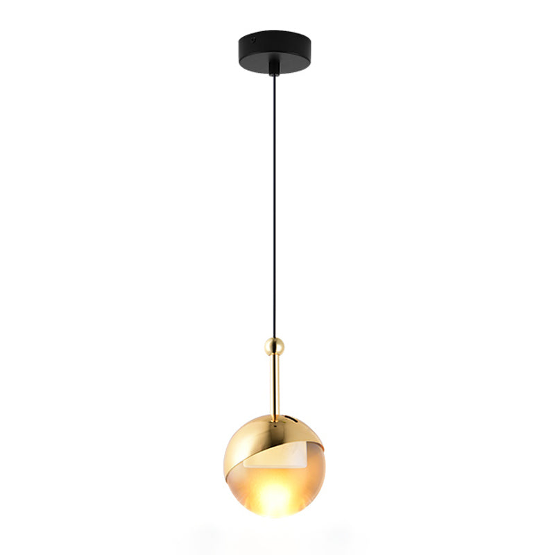 Aluminium Globe LED -Pendelleuchte in moderner Luxusstil Kristalllampe Kristalllampe
