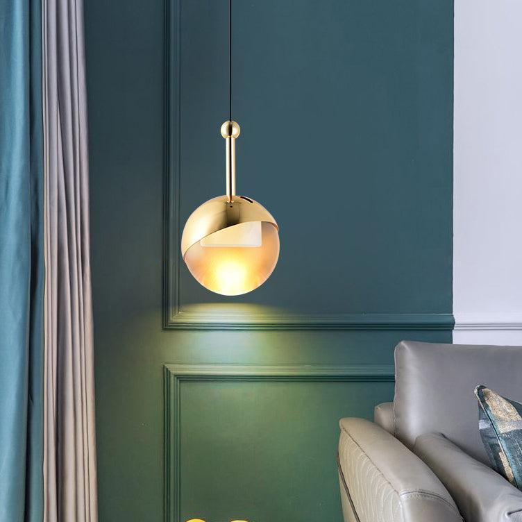 Aluminium Globe LED -Pendelleuchte in moderner Luxusstil Kristalllampe Kristalllampe