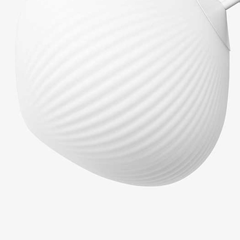 Flower Shape Hanging Lighting Modern Style Glass 1 Light Pendant Lamp for Restaurant