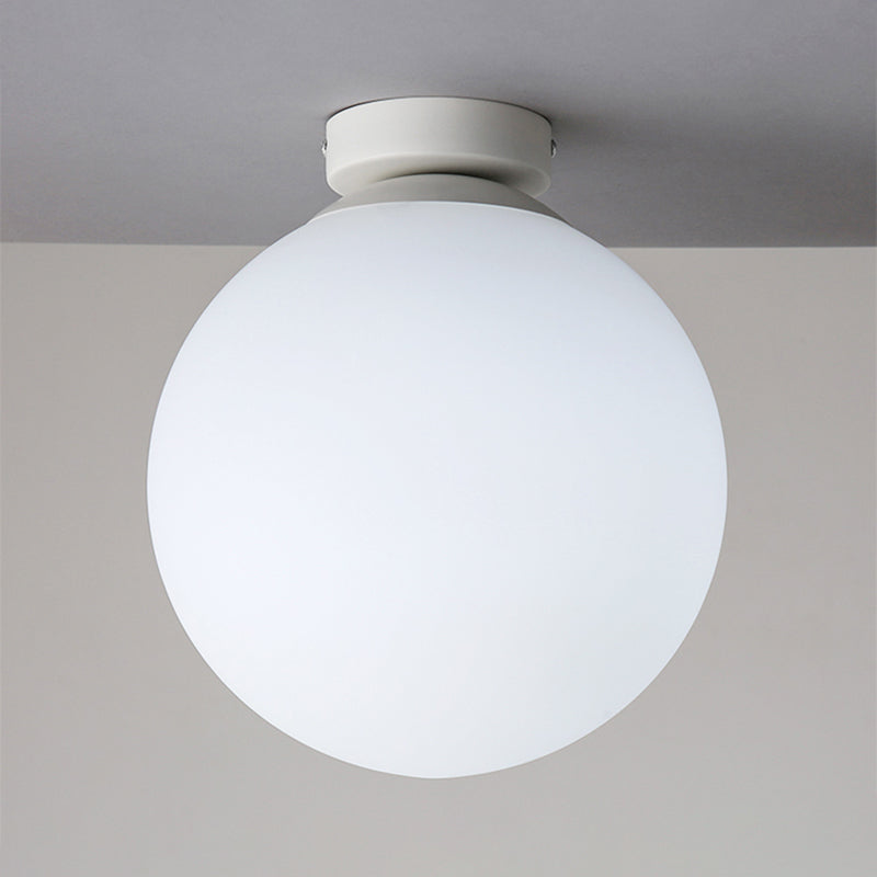 Modern Simple Spherical Shape Ceiling Lamp Iron 1 Light Ceiling Light for Corridor