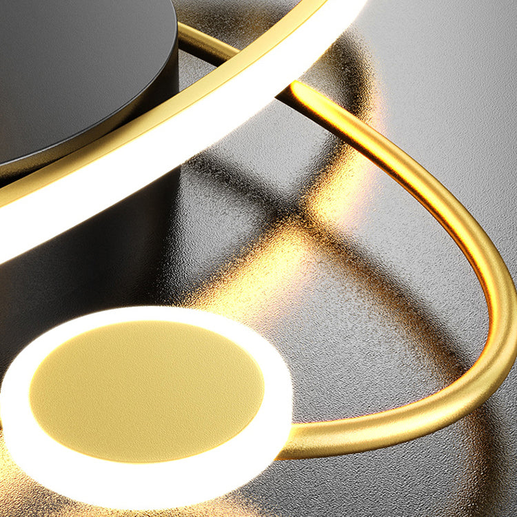 3 Lights Flush Mount Light Gypsophila Contemporary LED Ceiling Light for Bedroom