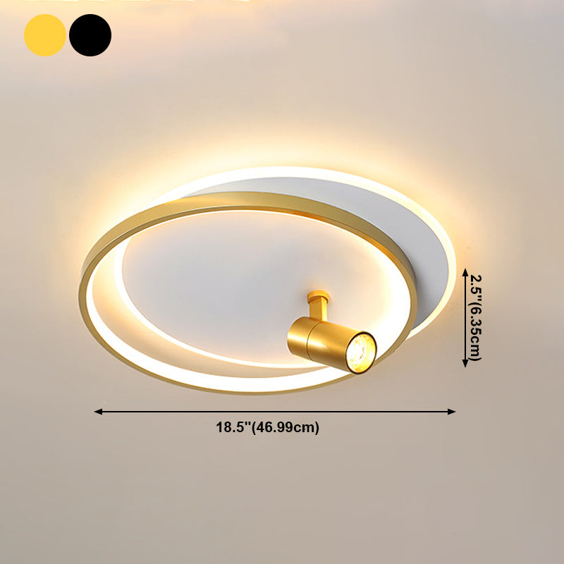Plafoniera moderna a LED Faretto Design Lampada da incasso in alluminio per camera da letto
