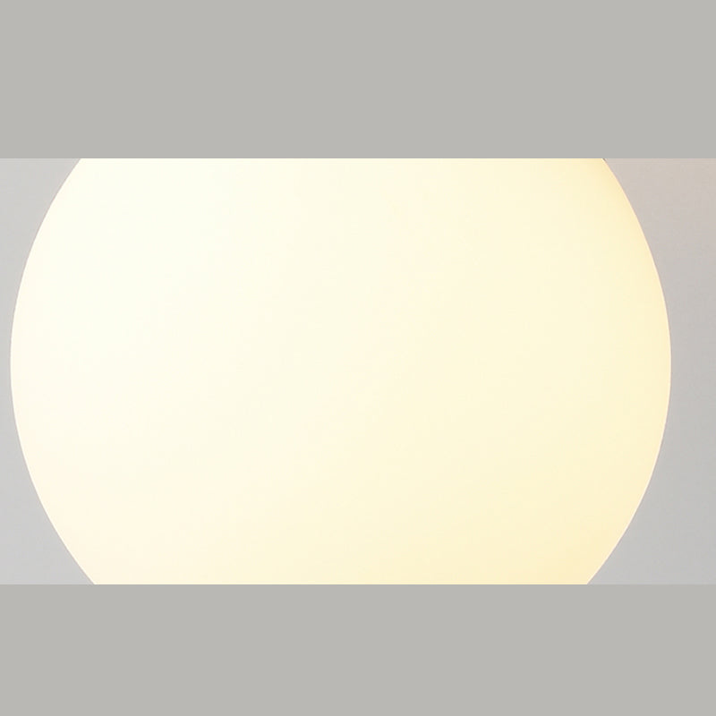 Plafonnier sphérique de style contemporain, luminaire monté au plafond pour allée en verre