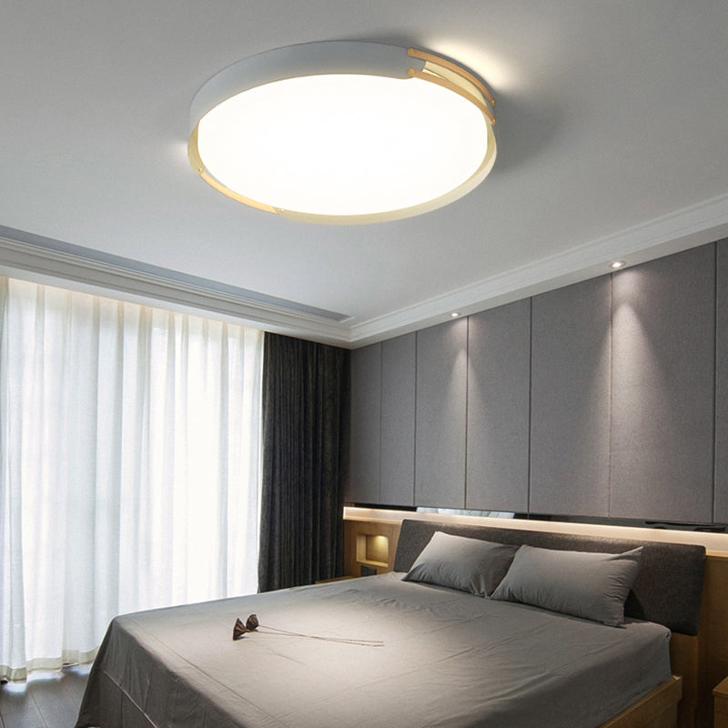 Round LED Flush Mount Light Modern Ceiling Lights for Living Room Bedroom