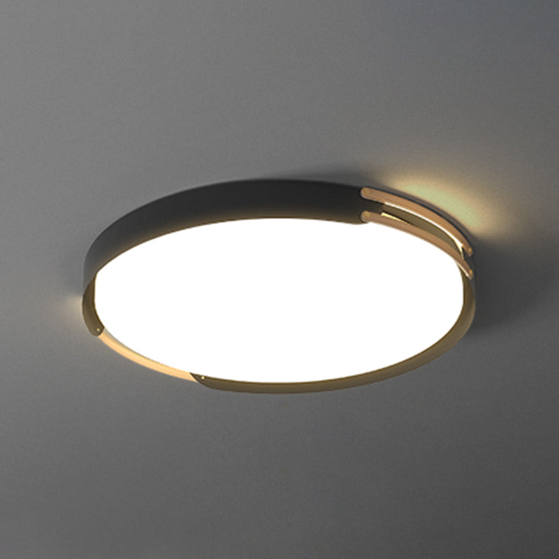 Round LED Flush Mount Light Modern Ceiling Lights for Living Room Bedroom