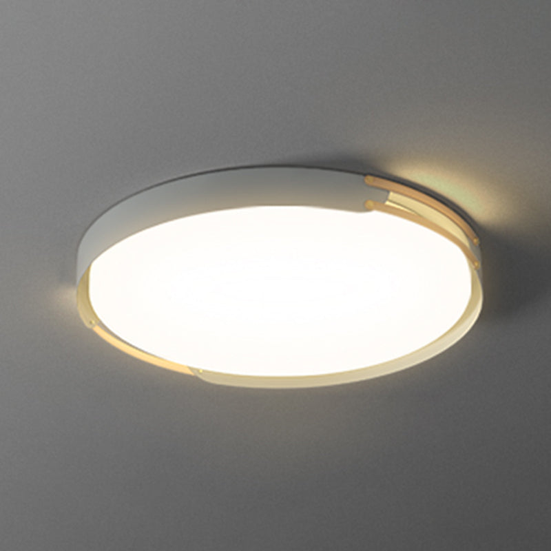 Round LED Flush Mount Light Modern Ceiling Lights for Living Room Bedroom