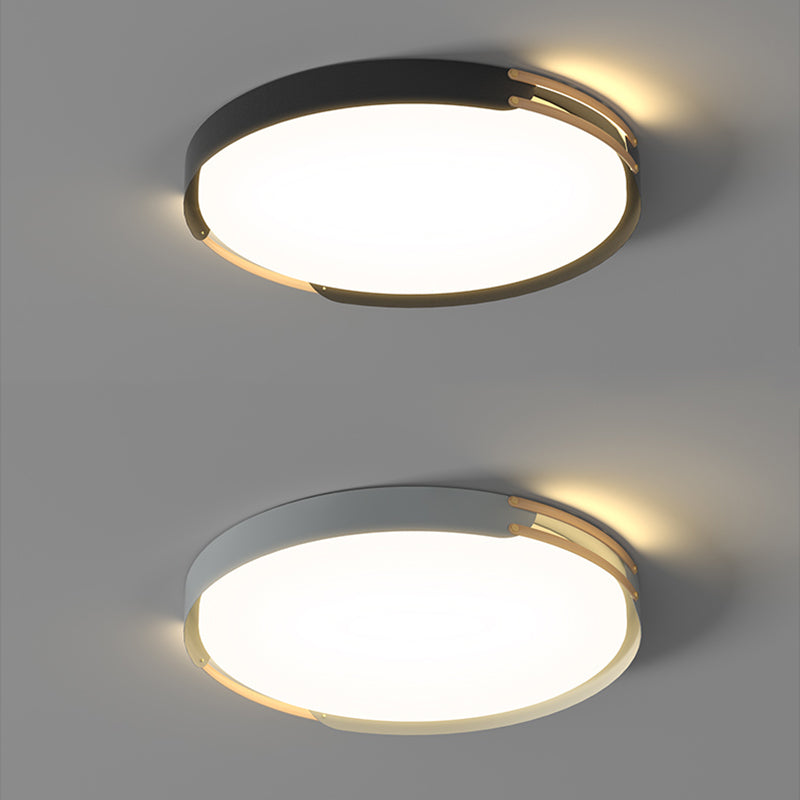 Round LED Flush Mount Light Modern Ceiling Lights for Living Room Bedroom