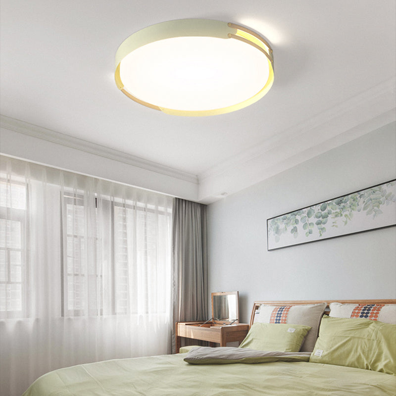 Round LED Flush Mount Light Modern Ceiling Lights for Living Room Bedroom