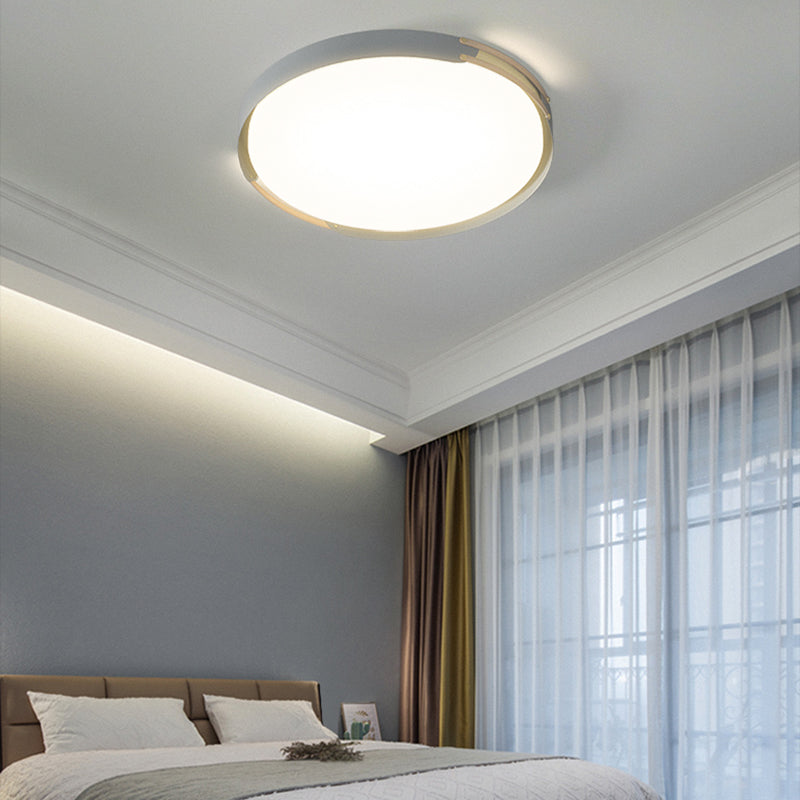 Round LED Flush Mount Light Modern Ceiling Lights for Living Room Bedroom