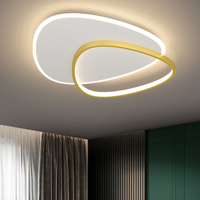 Plafoniera a 2 luci in stile moderno a LED Illuminazione da incasso per soggiorno