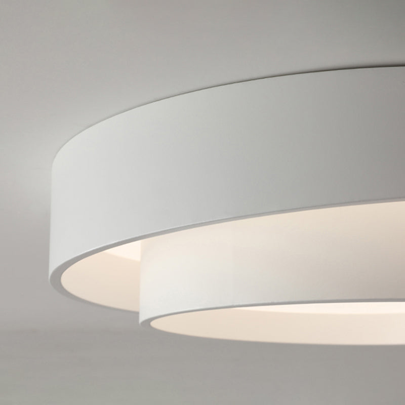 Simplicity LED Ceiling Lights White Flush Mount Lighting Fixture for Living Room