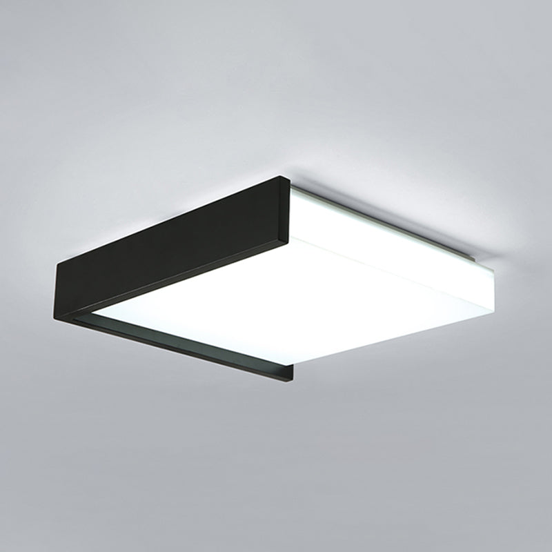 Lampe LED encastrée avec abat-jour en acrylique, plafonnier de Style moderne pour chambre à coucher